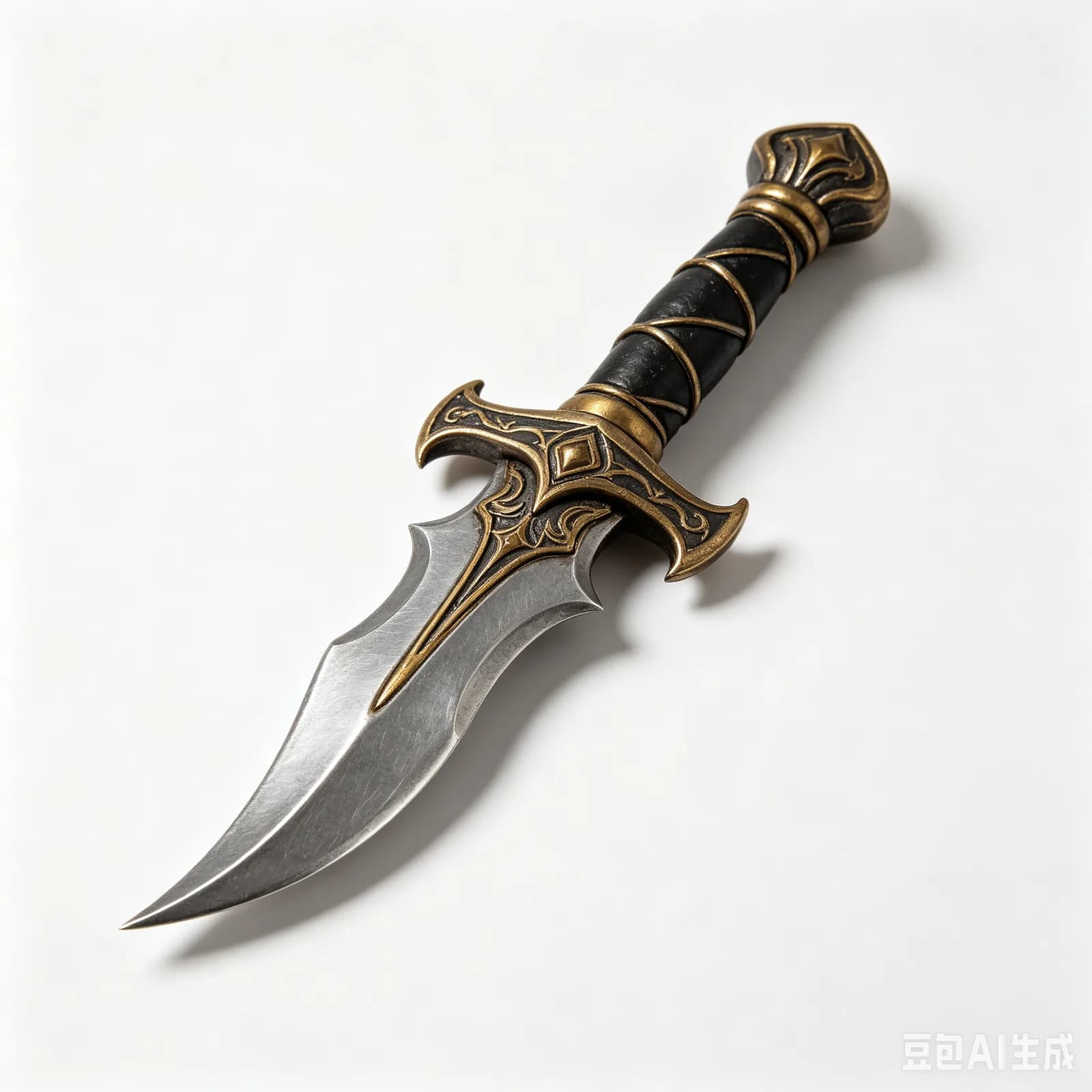 Multi-angle prop design of a dark assassination dagger